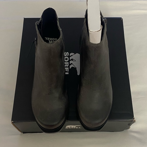 NWB Sorel Women’s Joan Of Arctic Quarry Wedge lll Zip Boot Size 7. - Picture 9 of 11